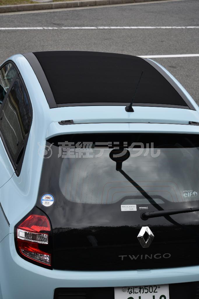 キャンバストップは欧州コンパクトのお約束。ルノー・トゥインゴ