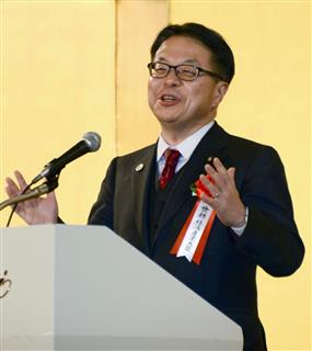 世耕経産相＝５日、東京都千代田区