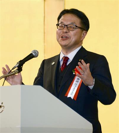 世耕経産相＝５日、東京都千代田区