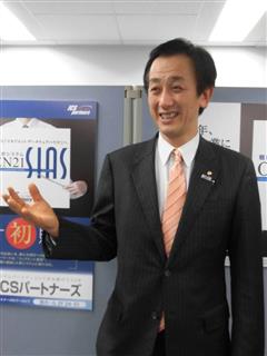 サイアスは「意思決定のさらなる迅速化につながる」と語る峯瀧健司社長