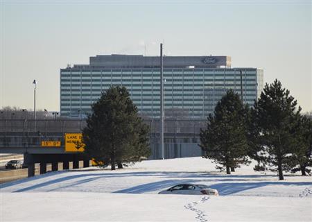 ２０１６年に日本市場から撤退したフォードの米国本社＝ミシガン州ディアボーン（撮影・大竹信生）