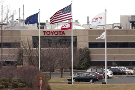 米インディアナ州にあるトヨタ自動車の工場（ＡＰ）