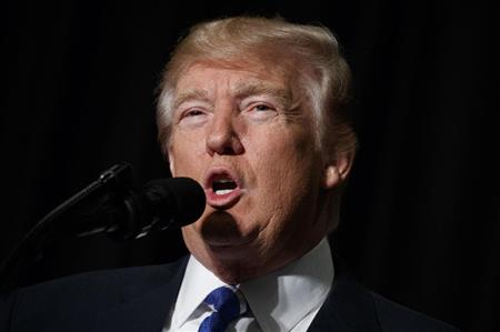８日、米ワシントンで演説するトランプ大統領（ＡＰ）