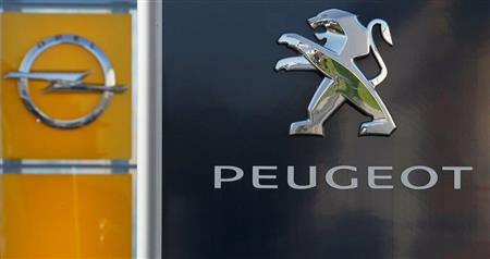 プジョーとオペルのロゴマーク（ロイター）