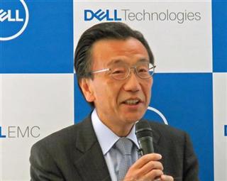 会見で調査結果を説明するデル日本法人の黒田晴彦・最高技術責任者＝１４日