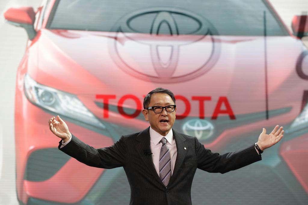 トヨタ自動車の豊田章男社長。春闘交渉で労使の隔たりは大きい（ＡＰ）