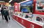 ニンテンドースイッチの売り場＝３日午前、大阪市北区のヨドバシカメラマルチメディア梅田（山田哲司撮影）