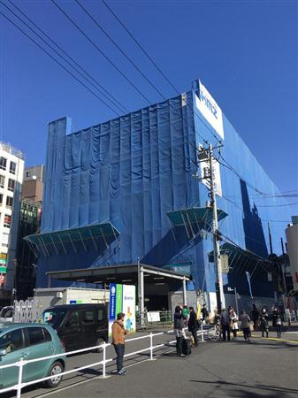 改良の進む調布駅。近く、商業施設が地上に完成する