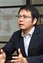 インタビューに応じるＤＪＩＪＡＰＡＮの呉韜代表取締役＝東京都港区台場のＤＪＩＪＡＰＡＮ本社