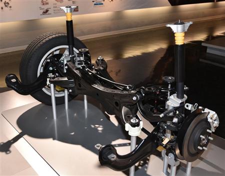 後部シャシー。マツダミュージアム
