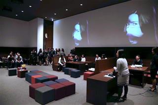 「ユニクロ」が公開した新本部「ユニクロシティー東京」＝１６日、東京都江東区