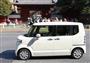 東大の赤門前を走るホンダ「Ｎ－ＢＯＸ」