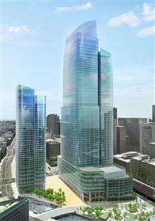 三菱地所がＪＲ東京駅北側に建設する日本一高いビルのイメージ