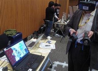 人体データを３Ｄモデル化してＶＲ空間で触れられるようにしたＨｏｌｏＥｙｅｓＶＲ