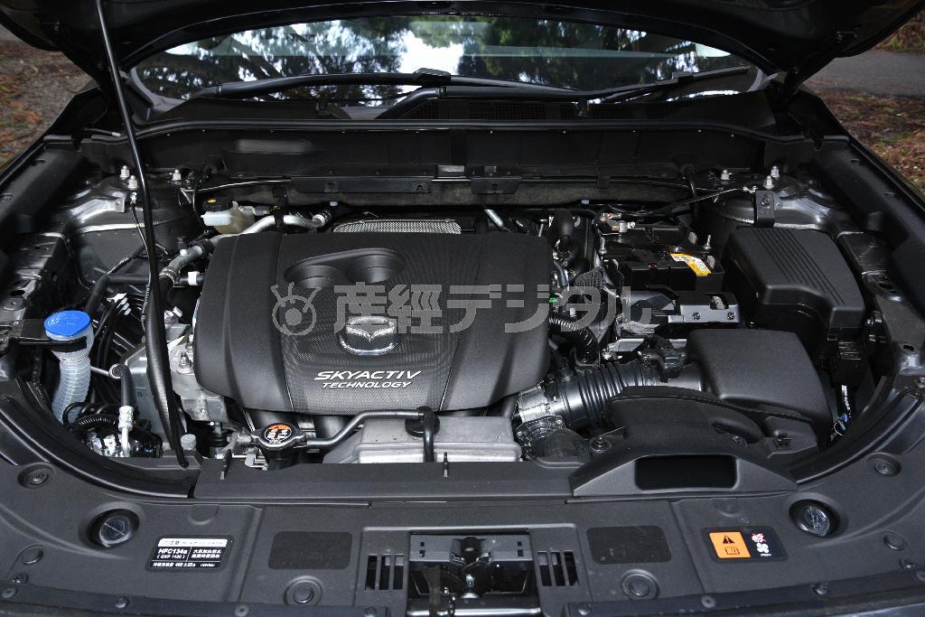 ＳＫＹＡＣＴＩＶ－Ｇ、直４自然吸気２．５リッター。マツダ・ＣＸ－５