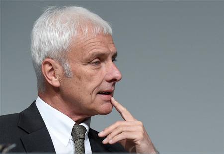フォルクスワーゲン（ＶＷ）のミュラー会長＝１０日、独ハノーファー（ロイター）