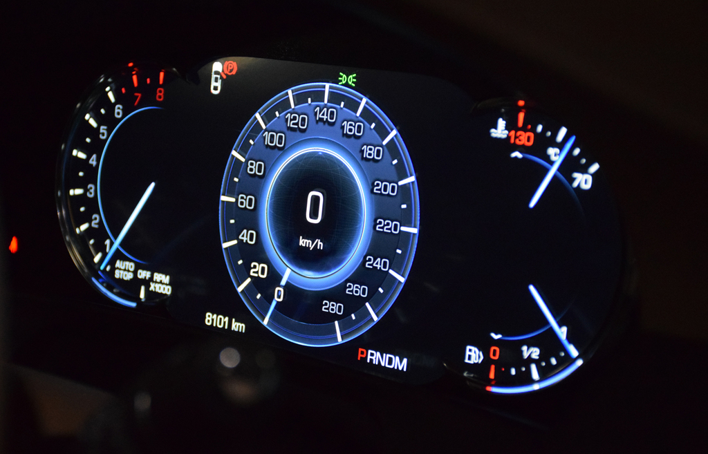 フルカラー液晶のインパネ