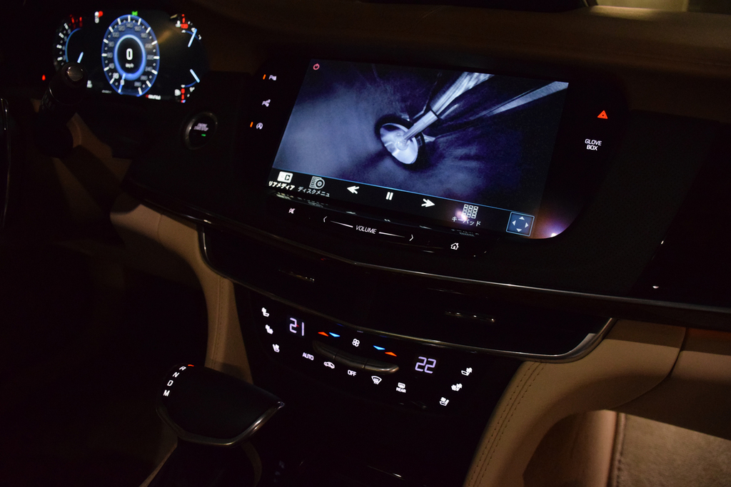 夜間のダッシュボードはこんな感じだ