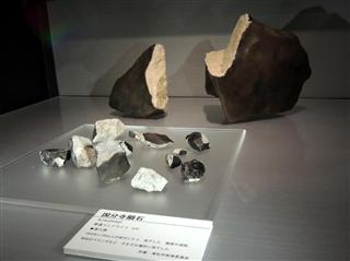 高松市こども未来館に展示されている「国分寺隕石」