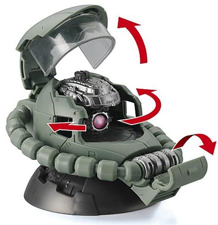 完成時のサイズだけでなく、仕掛けを加えた（C）創通・サンライズ