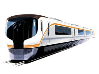 ＪＲ東海が新たに製造する、ハイブリッド方式の新型特急車両のイメージ図（同社提供）