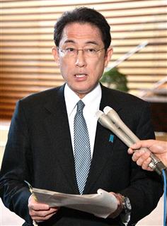 岸田文雄外相（斎藤良雄撮影）