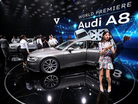 「レベル３」の自動運転技術に対応した、アウディ「Ａ８」