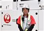 ＪＡＬグランドサービスの酒井ゆりさん。羽田空港で航空機の安全な運行を支えている