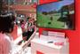 関西国際空港に設置された任天堂のゲーム機を体験できるコーナー