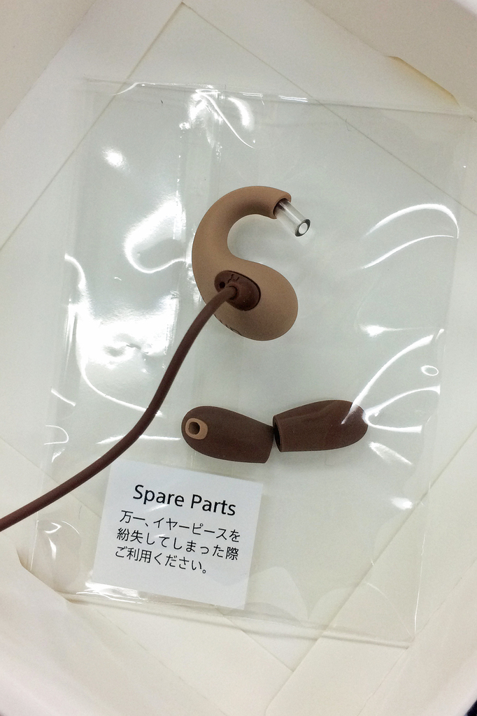 イヤーピースは失くさないよう注意が必要