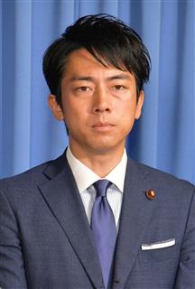 自民党の小泉進次郎筆頭副幹事長＝東京・永田町の自民党本部（斎藤良雄撮影）