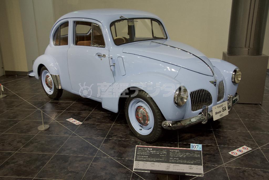 トヨペット・ＳＡ型乗用車（１９５１年・日本）。トヨタ博物館