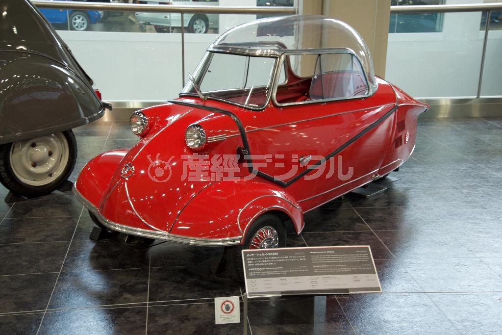 １周、いや３周くらい回って未来的。メッサーシュミット・ＫＲ２００（１９５５年・独）。トヨタ博物館