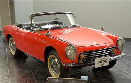 ホンダの四輪進出第１弾となったライトウエイトスポーツ。ホンダ・Ｓ５００ＡＳ２８０型（１９６４年・日）。トヨタ博物館