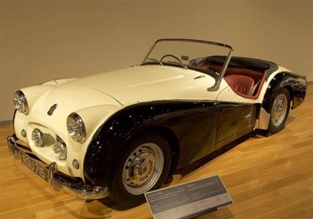 トライアンフ・ＴＲ－２（１９５４年・英）。トヨタ博物館