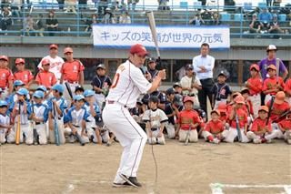 ファンケルキッズベースボールの様子（ファンケル提供）
