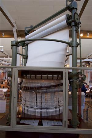 正直どういう仕組みがよくわかりませんが、実に美しい機械です。トヨタ産業技術記念館