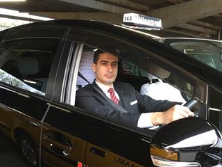 日の丸交通のエジプト出身の運転手、モハメッド・モスアド・セリムさん