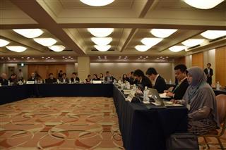 ＴＰＰ参加１１カ国は作業部会を開き、協定の凍結項目を絞り込むための協議を続けた＝２２日、東京都港区