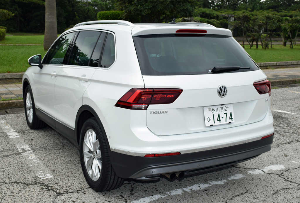 ティグアンのリヤビュー