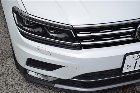 直線基調のシャープなデザインが２世代目ティグアンの大きな特徴