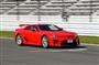 こちらはレクサスのスーパーカー「ＬＦＡ」。２年前に運転しましたが、今回はプロドライバーとの同乗のみ