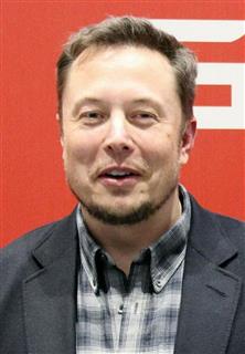米テスラのイーロン・マスクＣＥＯ