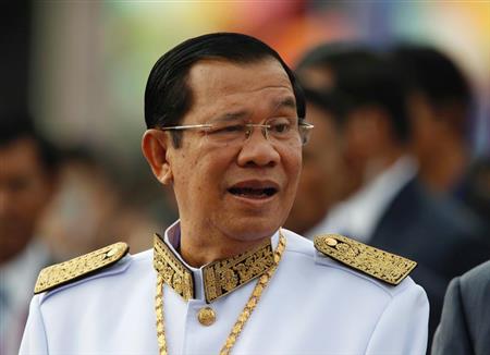 カンボジアのフン・セン首相（ＡＰ）
