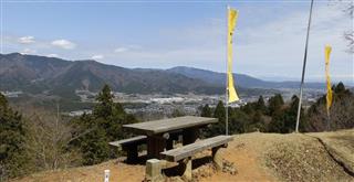 小早川秀明が布陣した松尾山からは関ケ原全域が見渡せる