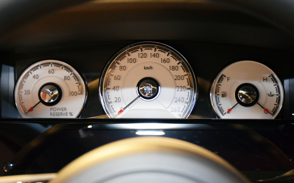 「レイス」のメーターパネル