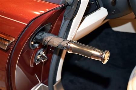 ドアを開けると傘が格納されていた