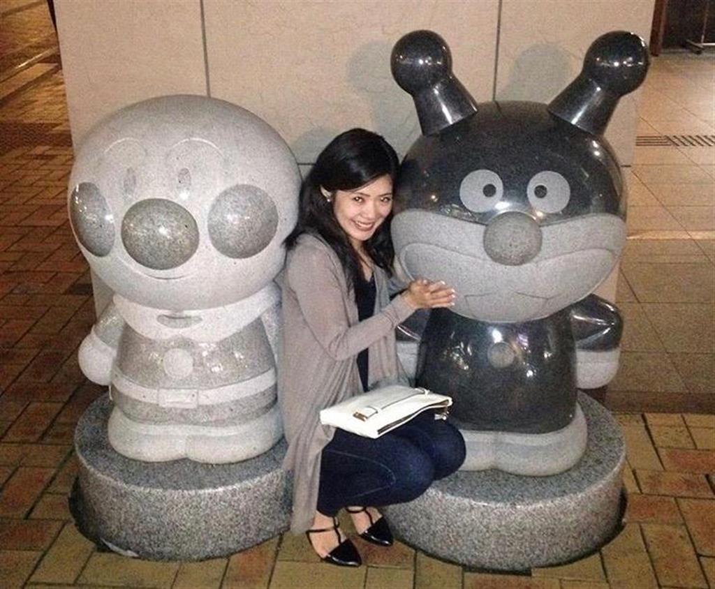 瀬尾さん。レイオーバー中に観光した福岡にて