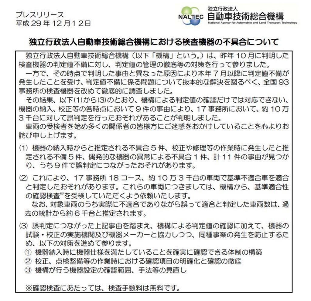 （※自動車技術総合機構ホームページより）