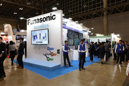 　鉄道技術展に出展したパナソニックのブース